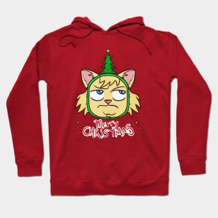 Merry Christmas Cat Hoodie